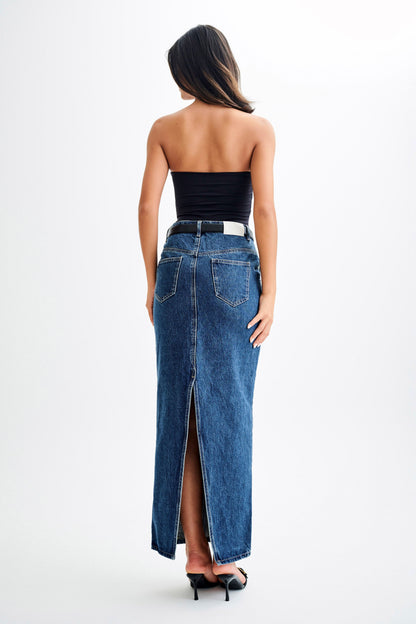 ROF Romina Geri Dönüşümlü Naylon Dantelli Bodysuit - Siyah