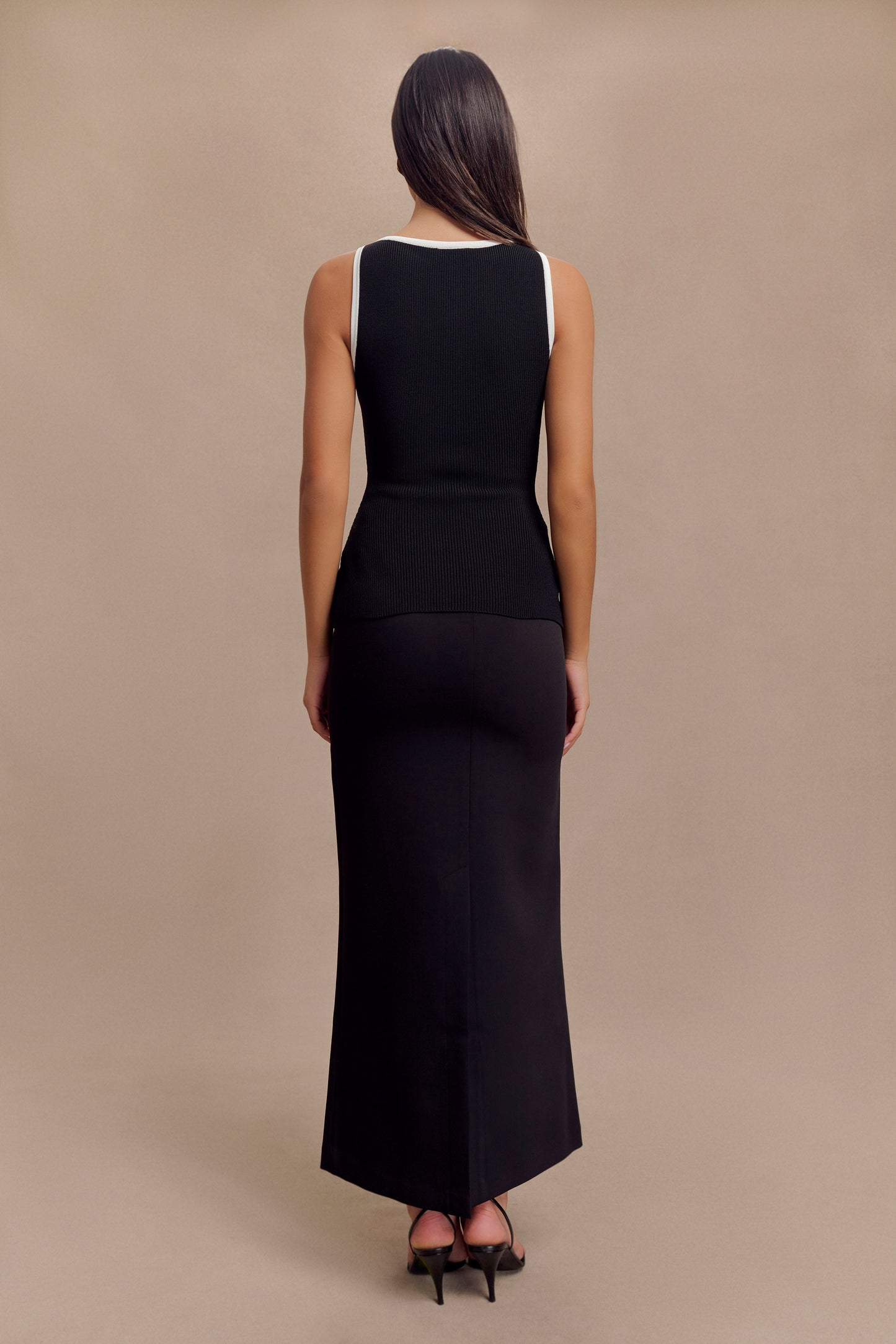 ROF Sawyer Longline Üst - Siyah/Beyaz
