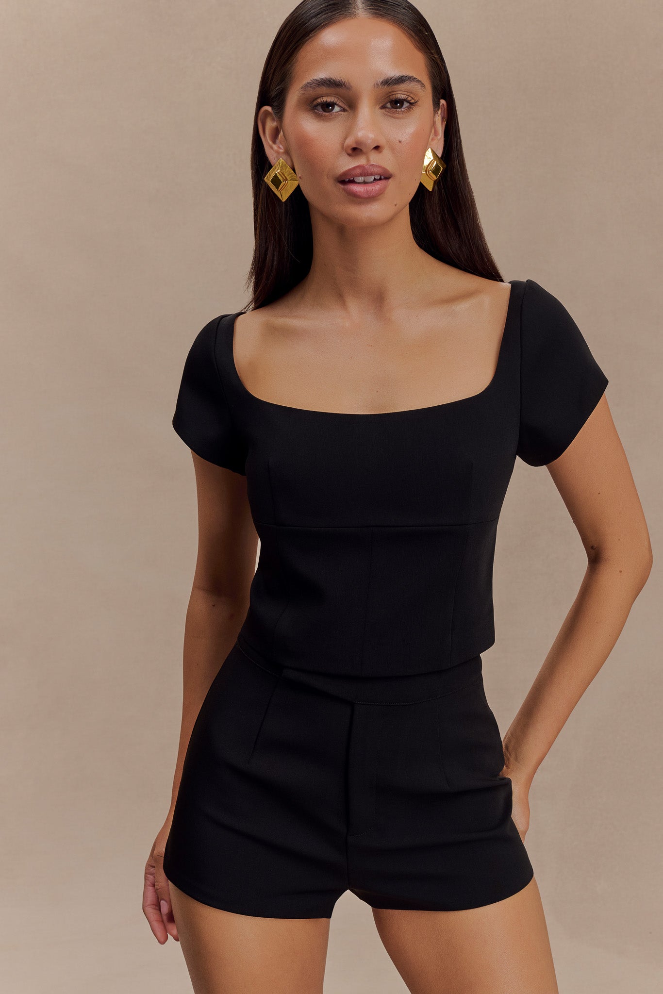 ROF Celeste Pantolon Şort - Siyah