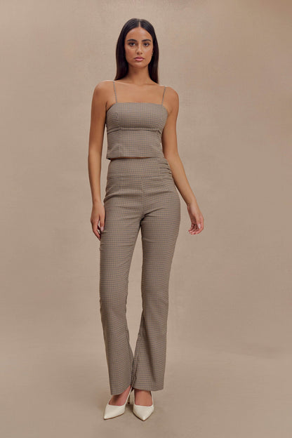 ROF Aberley Crop Top - Tan Kareli