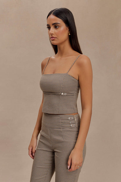 ROF Aberley Crop Top - Tan Kareli