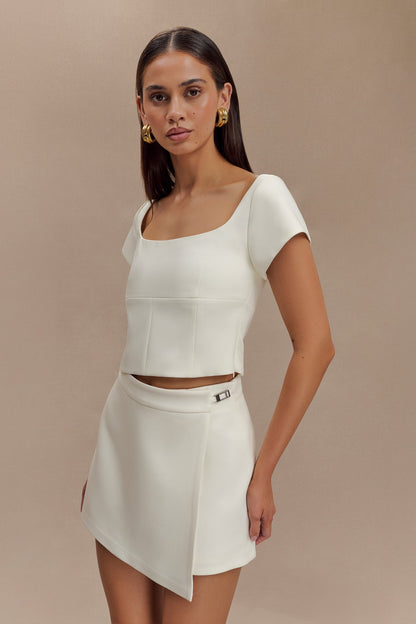 ROF Celene Toka Skort - Fildişi
