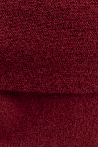 ROF Charlotte Örgü Uzun Etek - Merlot