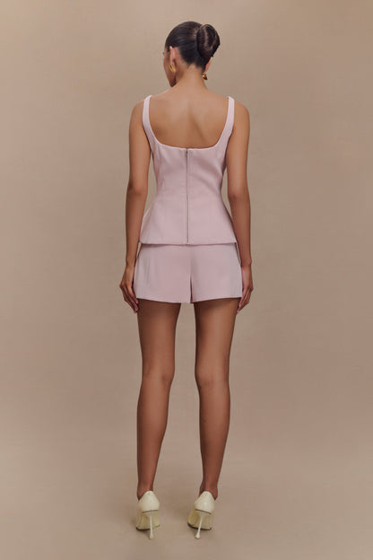 ROF Korrie Suit Peplum Üst - Pudra Pembesi