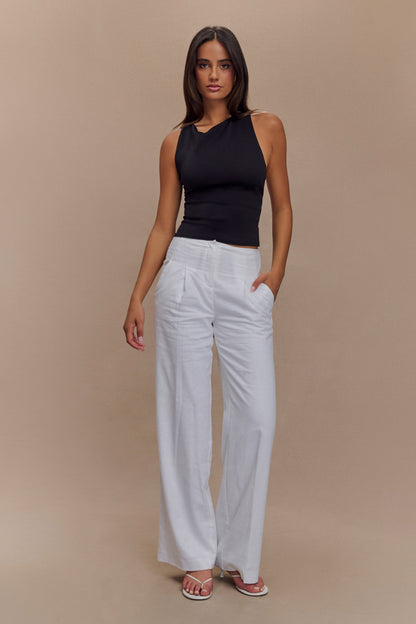 ROF Catelyn Asimetrik Scuba Jersey Üst - Siyah