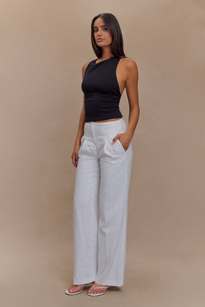 ROF Catelyn Asimetrik Scuba Jersey Üst - Siyah