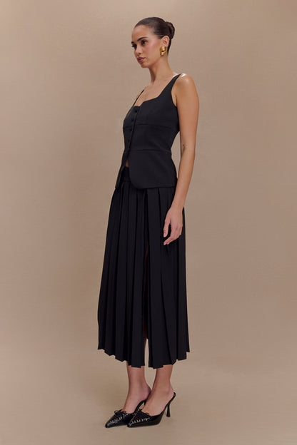 ROF Sunny Takım Peplum Üst - Siyah