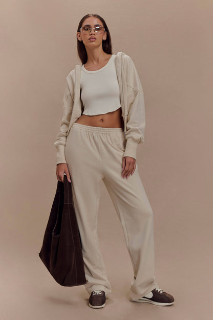 ROF Blake Düz Bacak Jogger Pantolon - Taş
