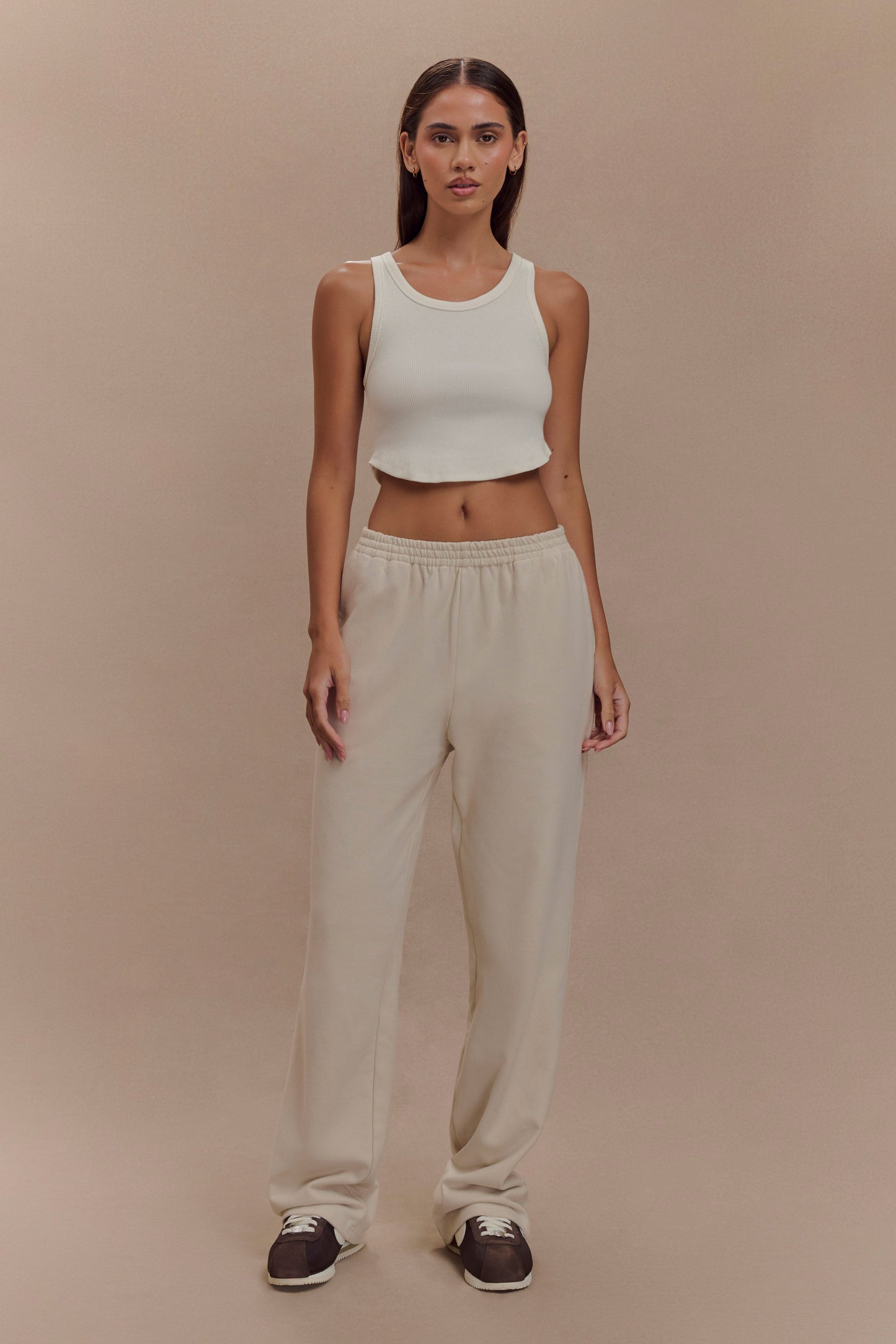 ROF Blake Düz Bacak Jogger Pantolon - Taş
