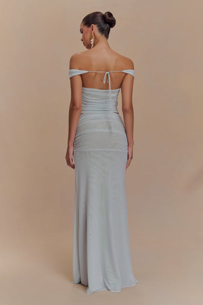 ROF Brooklyn File Crop Top - Soluk Mavi