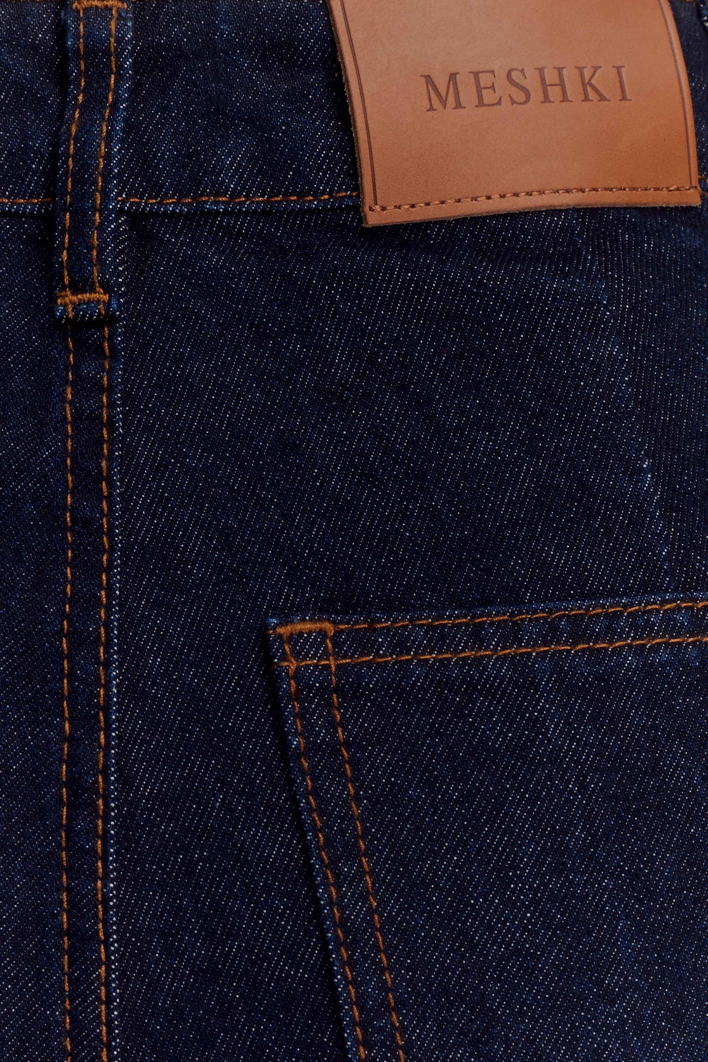 ROF Jen Geniş Paça Flare Denim Jeans - İndigo Mavi