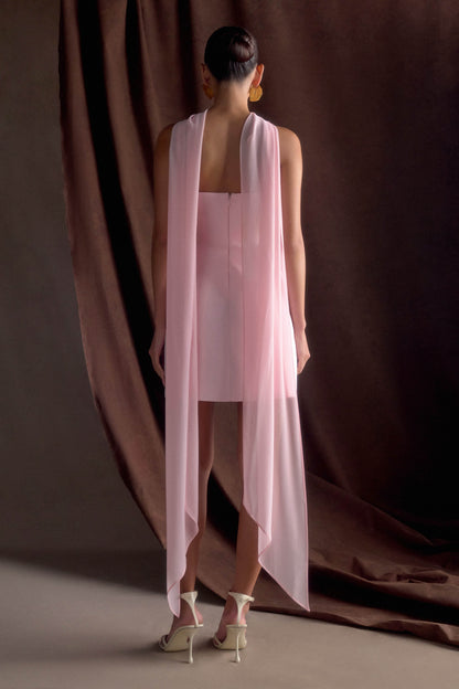 ROF Orellia Straplez Takım Elbise Mini Elbise - Soft Pembe