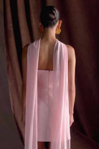 ROF Orellia Straplez Takım Elbise Mini Elbise - Soft Pembe