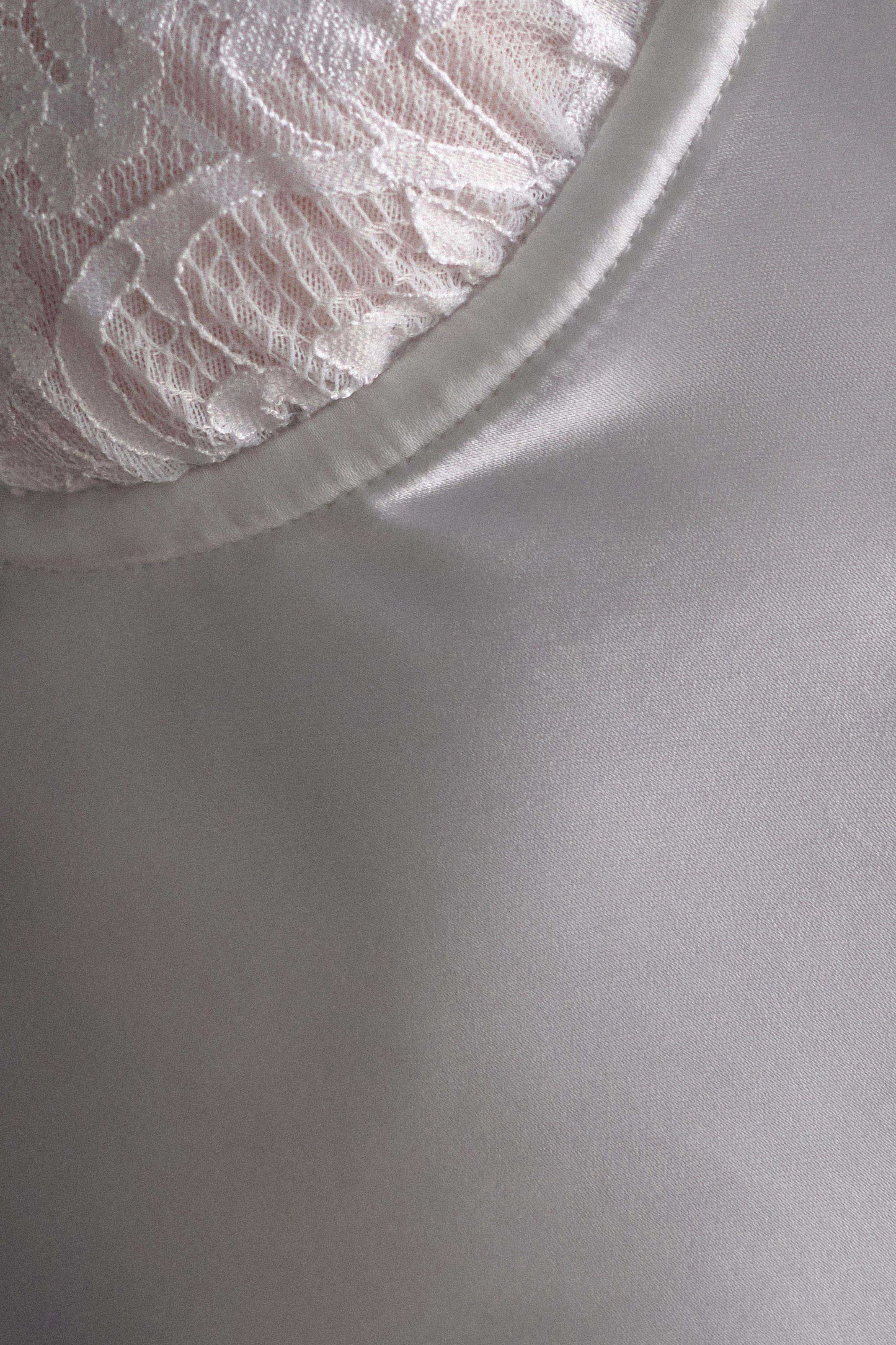 ROF Scarlett Saten Slip Mini Elbise - Fildişi