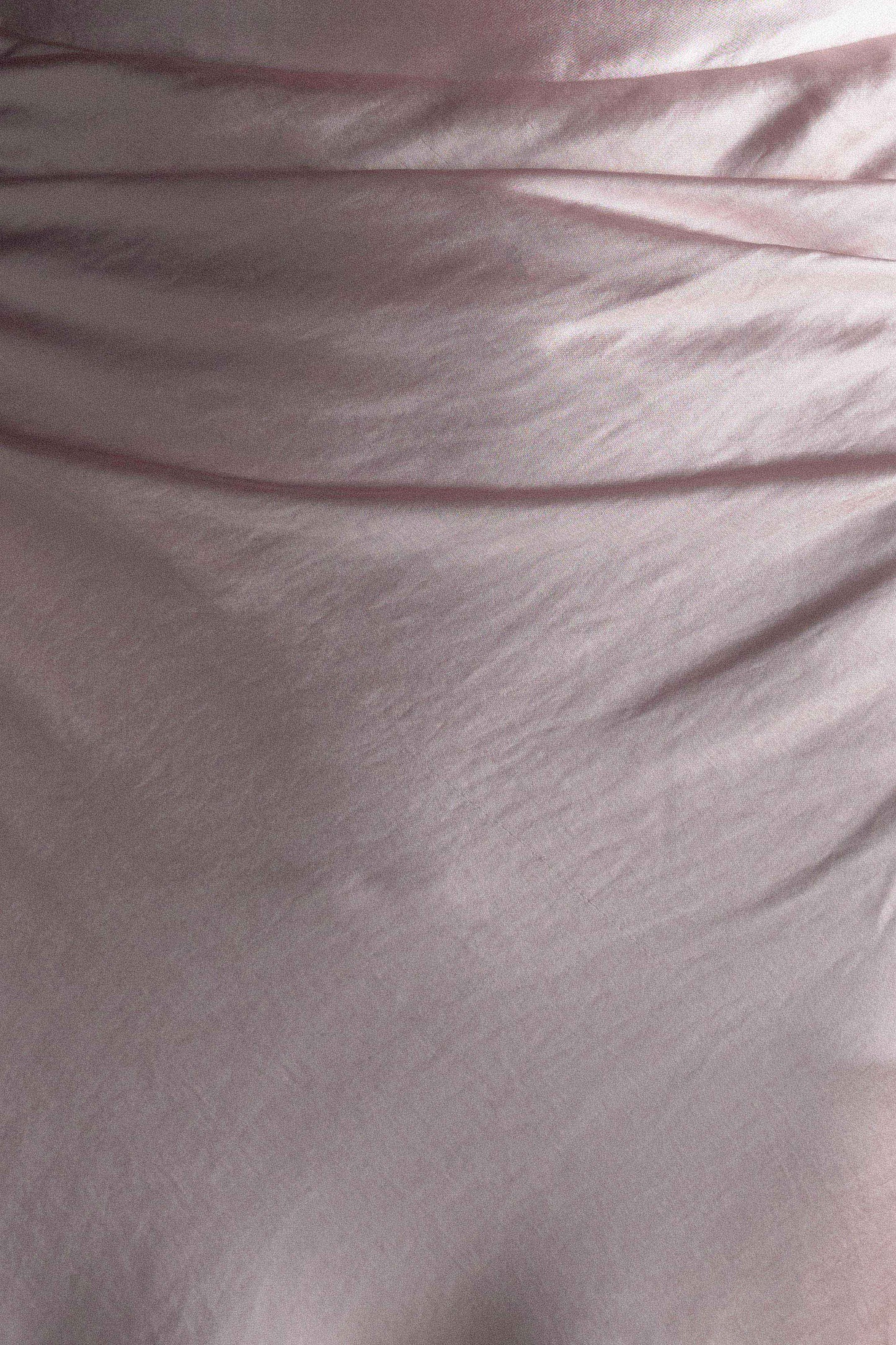 ROF Sedir Straplez Saten Maxi Elbise - Soft Pembe