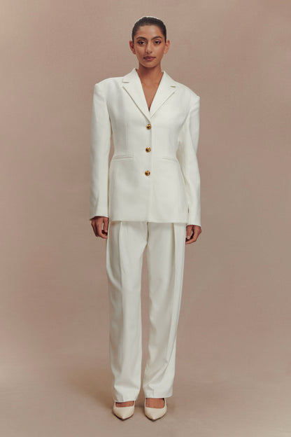 ROF Bellamy Cinched Blazer - Fildişi