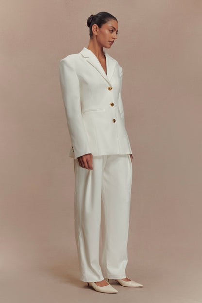 ROF Bellamy Cinched Blazer - Fildişi