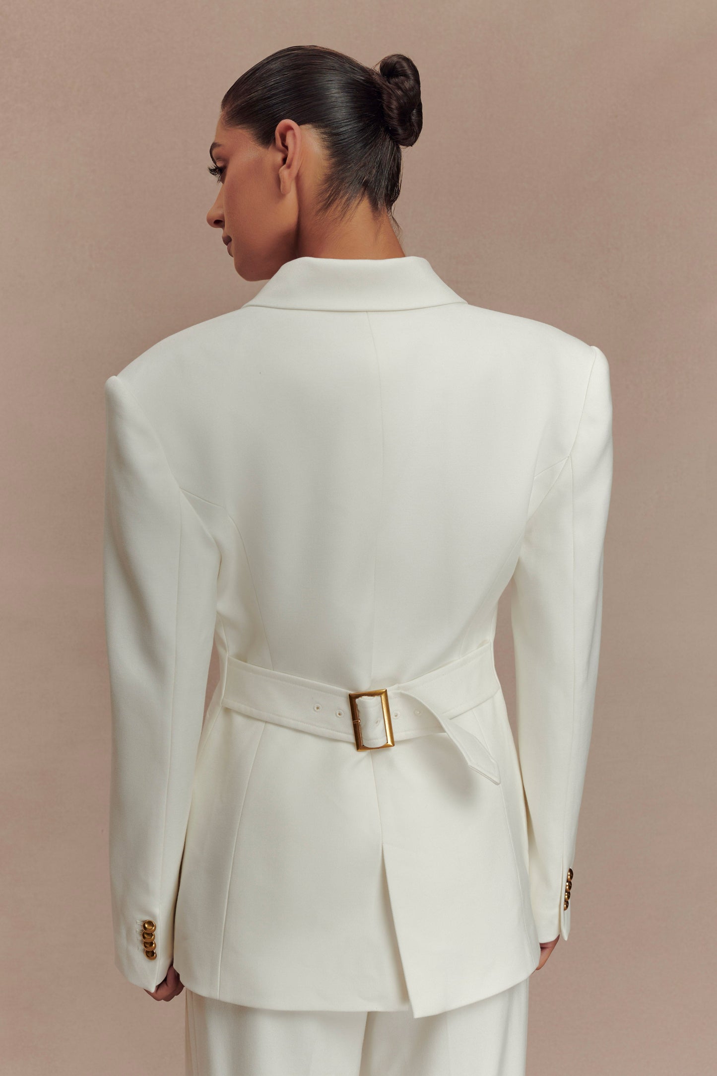 ROF Bellamy Cinched Blazer - Fildişi