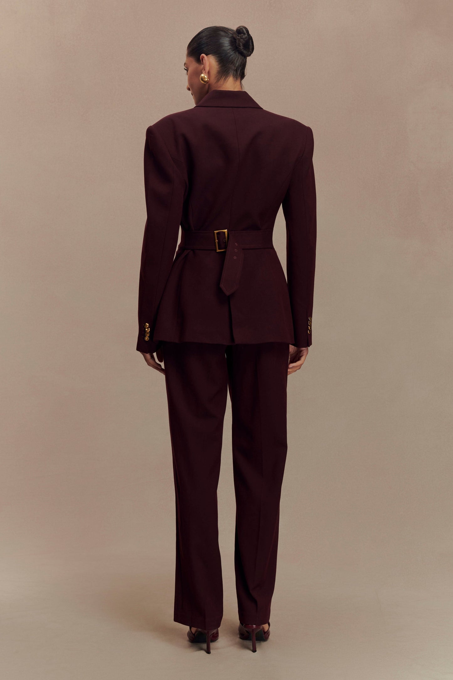 ROF Bellamy Cinched Blazer - Maun