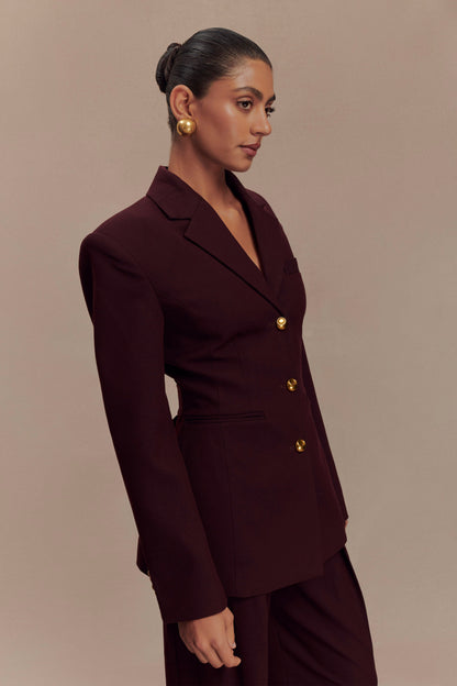 ROF Bellamy Cinched Blazer - Maun