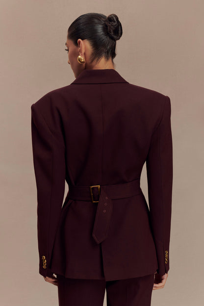 ROF Bellamy Cinched Blazer - Maun