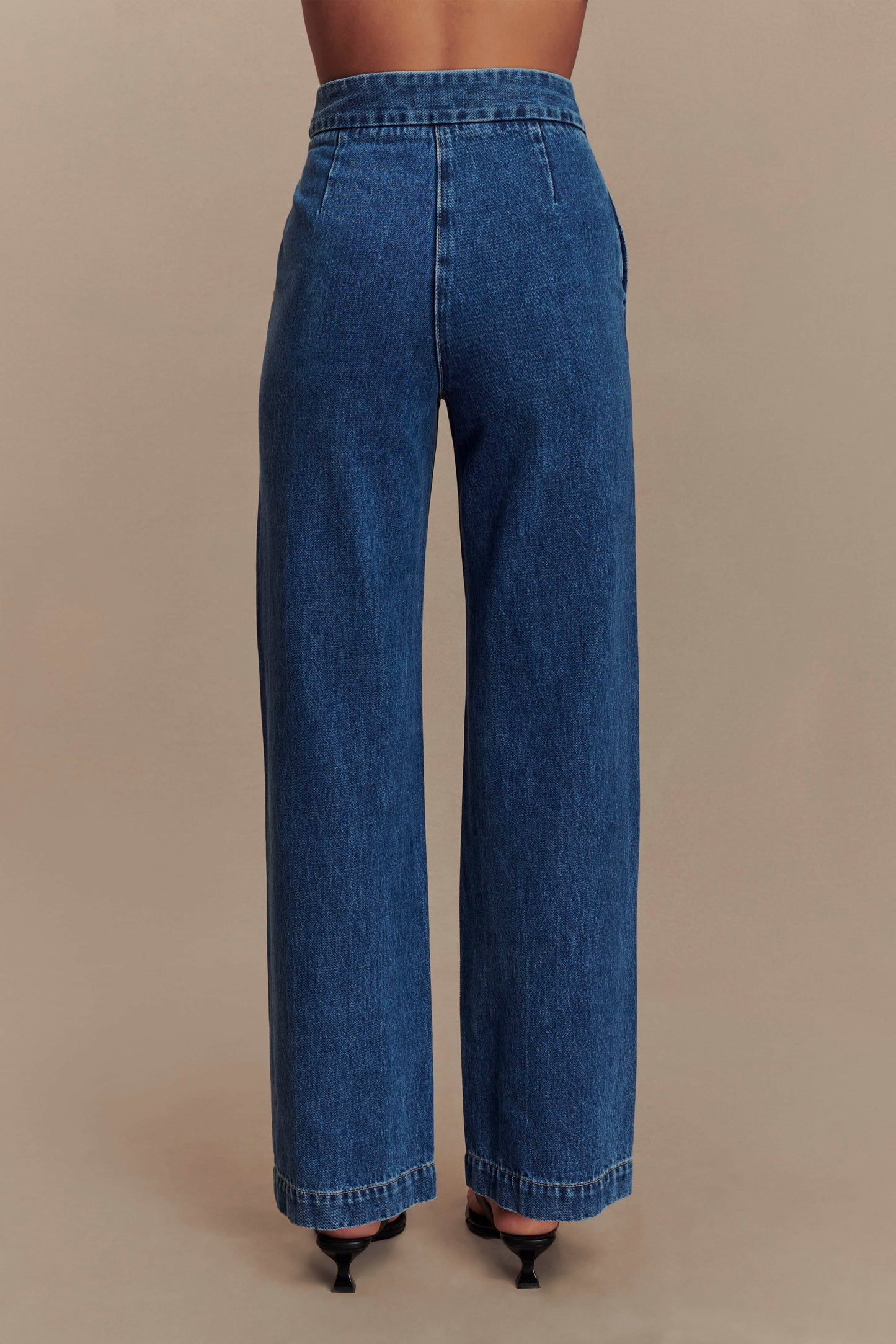 ROF Rayne Geniş Paça Denim Jean - 90'Lar Mavi