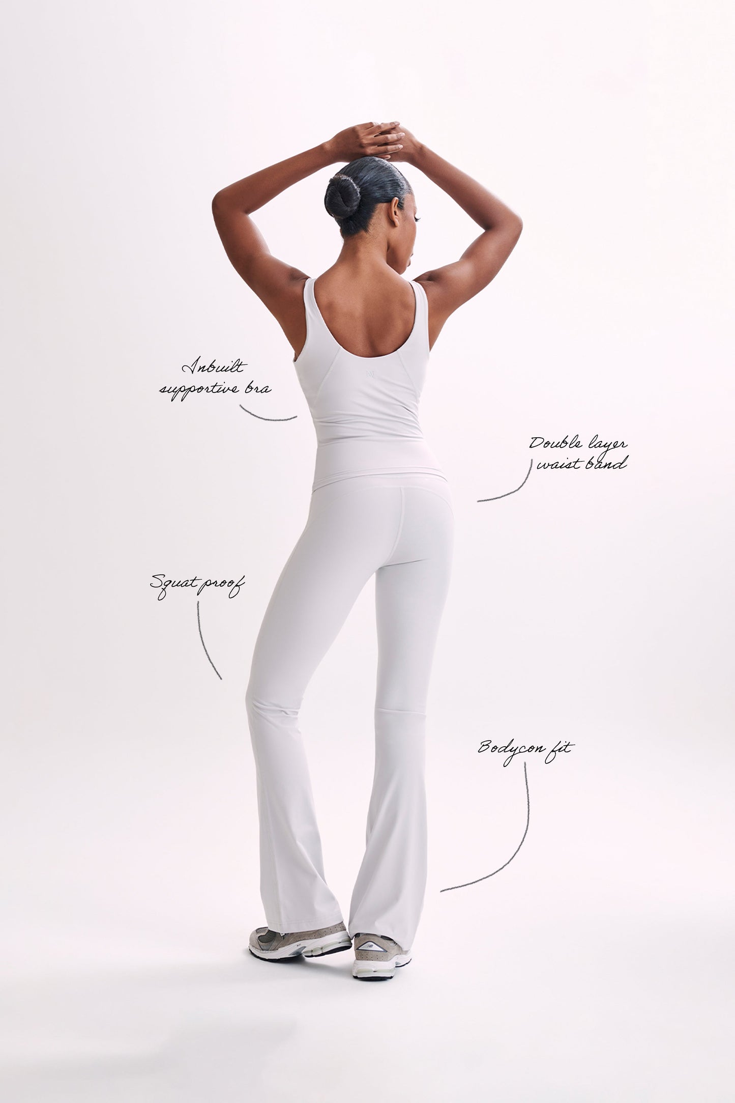 ROF Jesse Flared Yoga Pantolonu - Buz Grisi