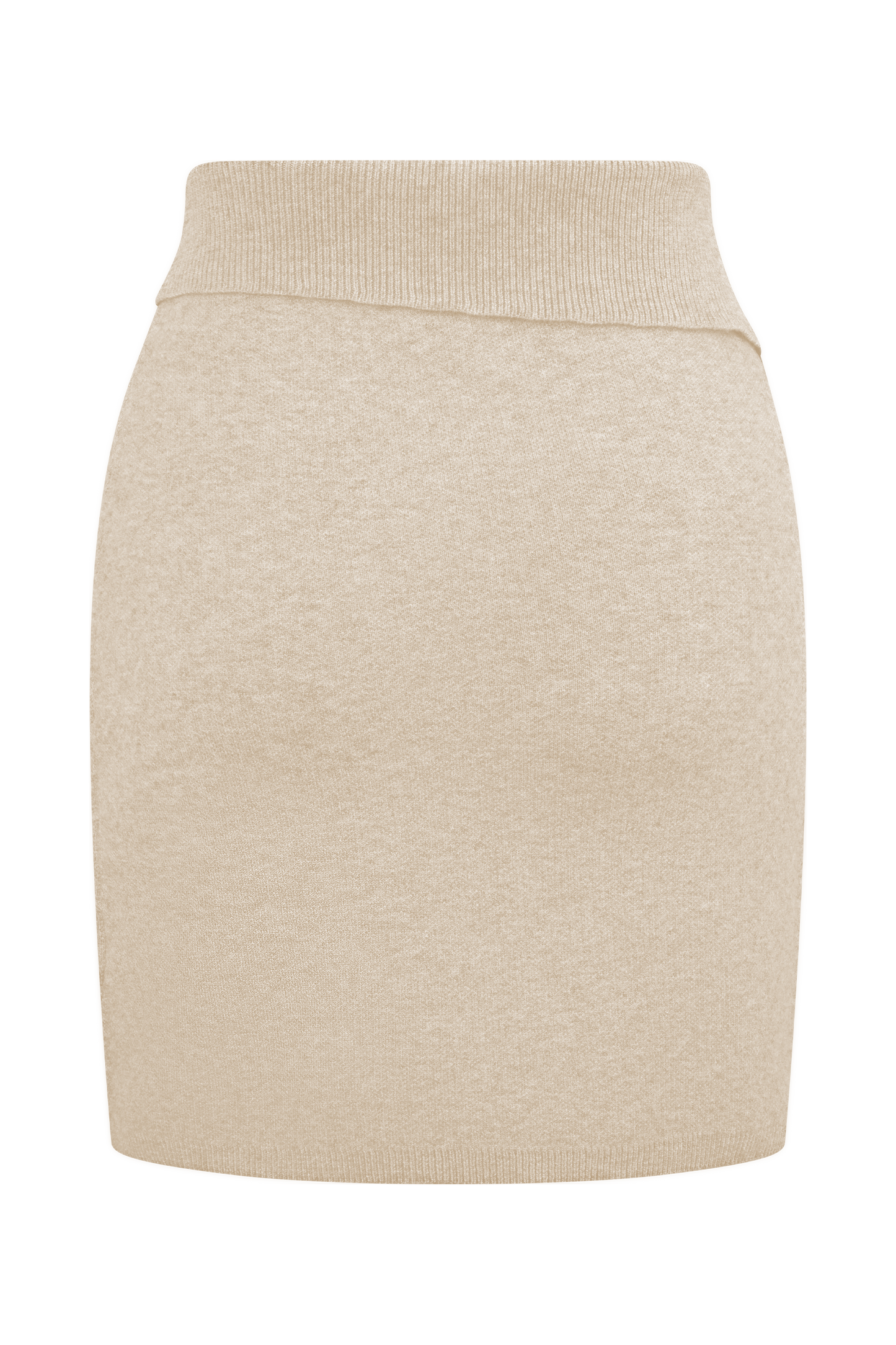 ROF Annabelle Örgü Mini Etek - Krem