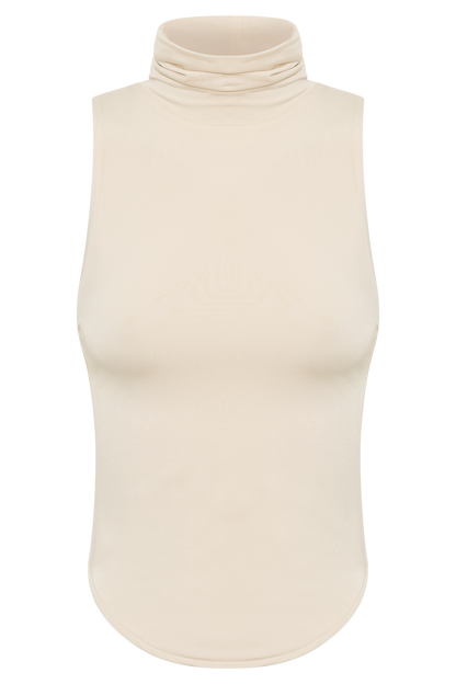 ROF Wren Slinky Kaplumbağa Yaka Üst - Buttercream
