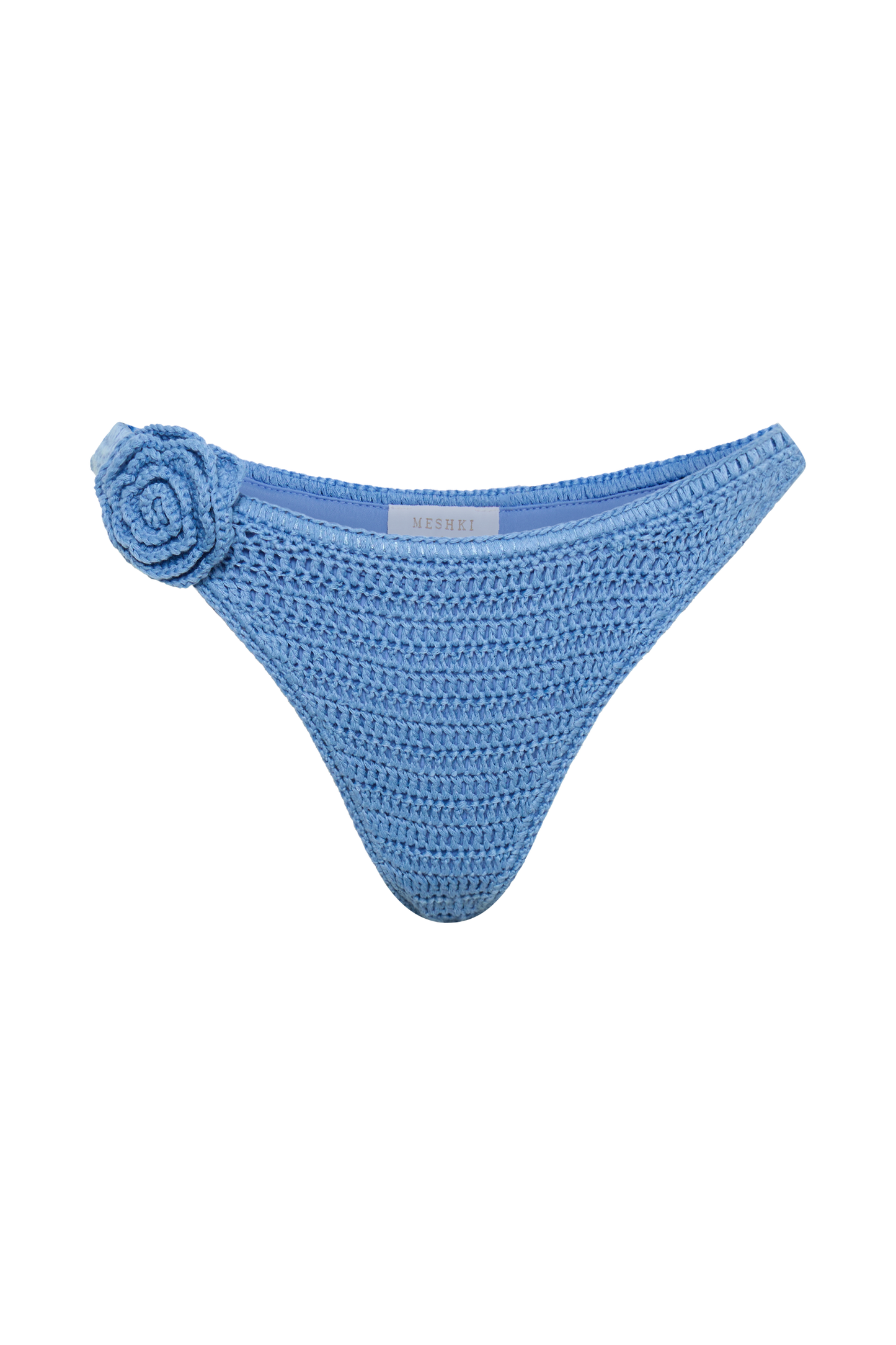 ROF Valencia Rose Tığ İşi Bikini Altı - Peygamber Çiçeği Mavisi