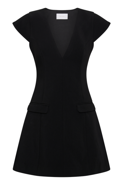 ROF Kiernan Kolsuz Blazer Elbise - Siyah