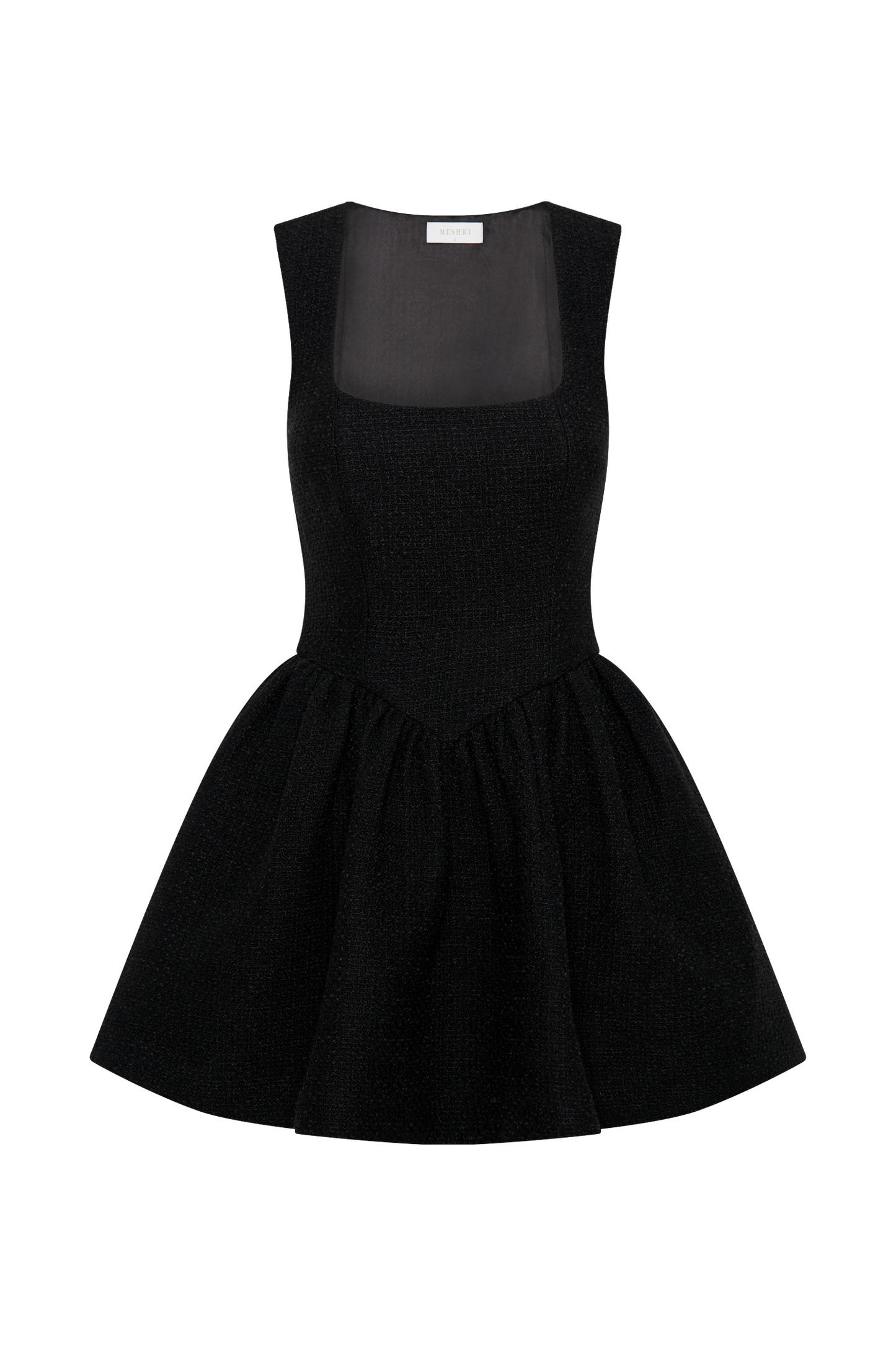 ROF Jennifer Buklet Mini Elbise - Siyah