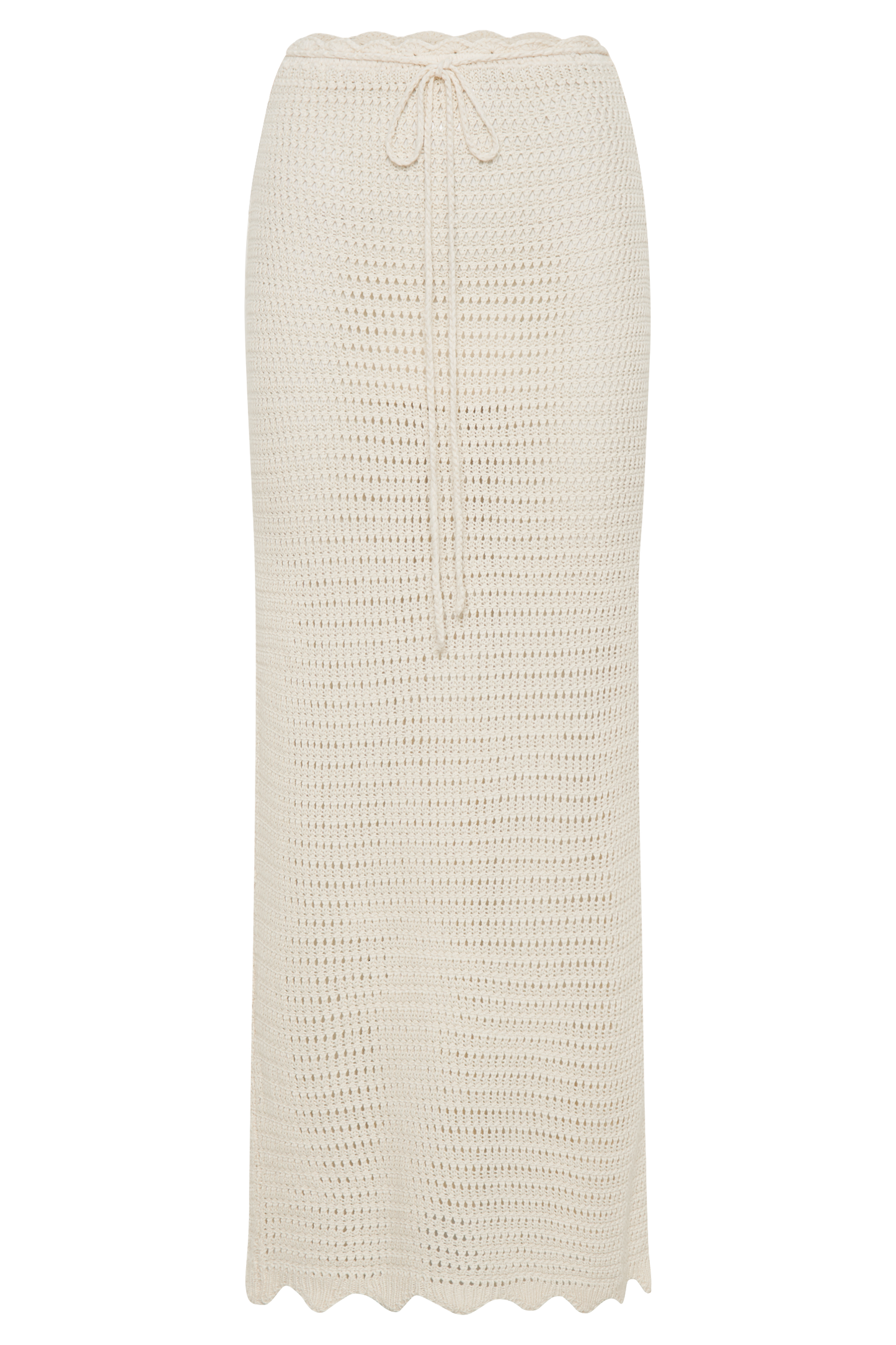 ROF Kira Örgü Maxi Etek - Buttercream