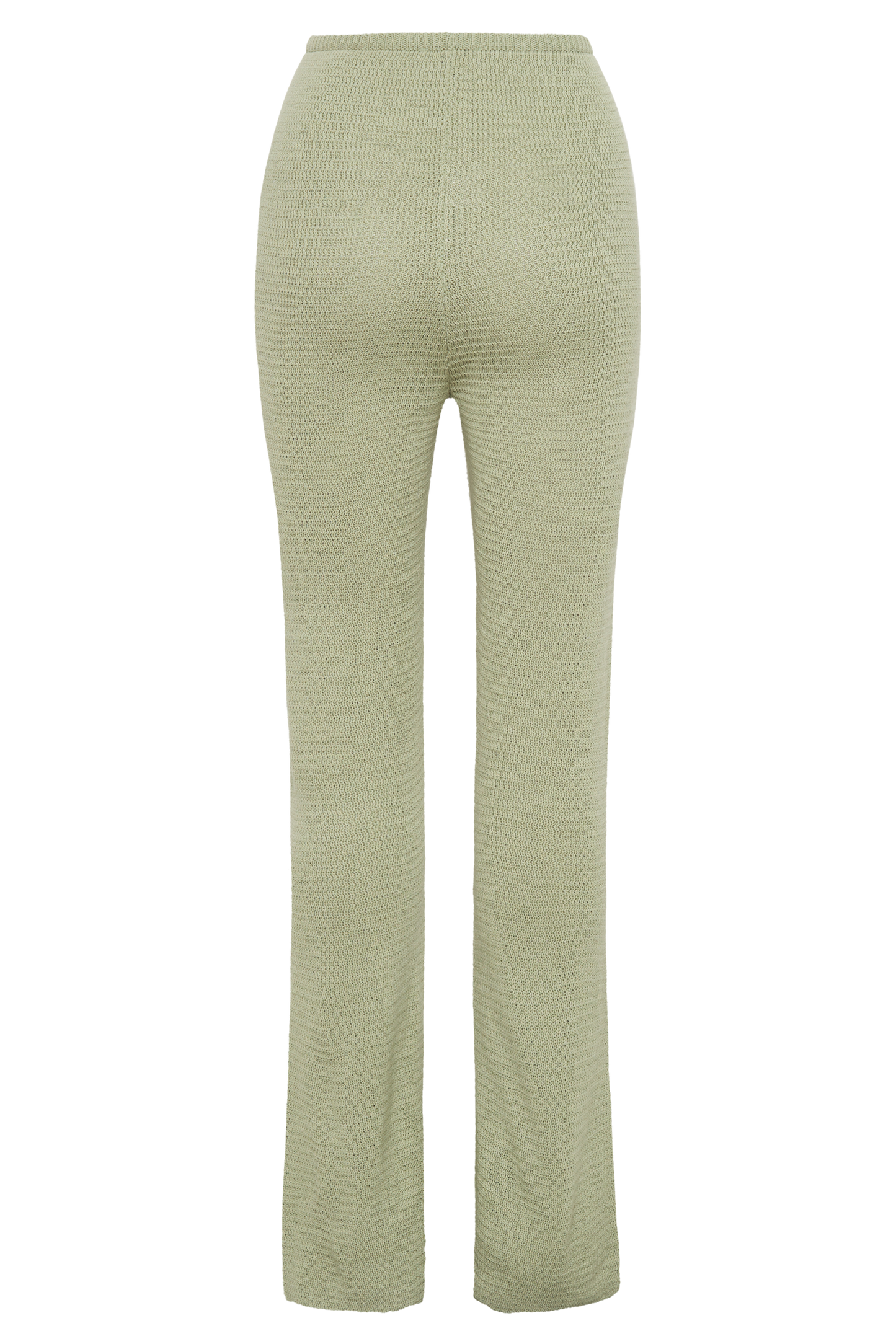 ROF Ridley Düz Paça Örgü Pantolon - Pastel Yeşil