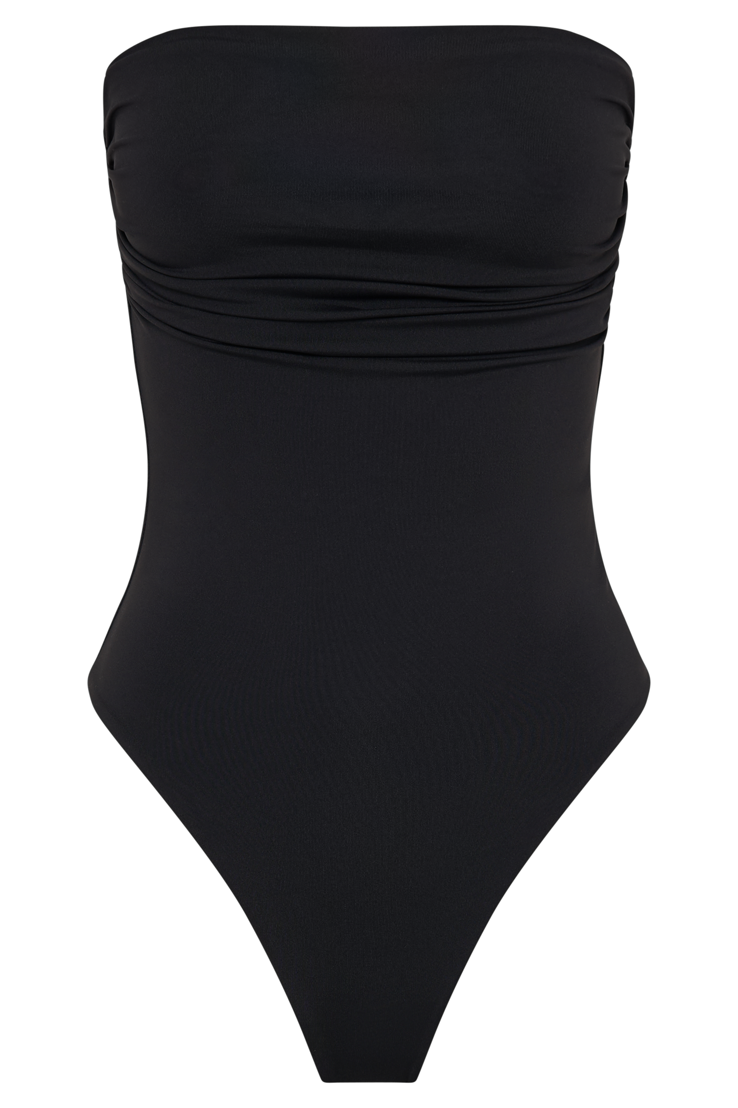 ROF Romina Geri Dönüşümlü Naylon Dantelli Bodysuit - Siyah
