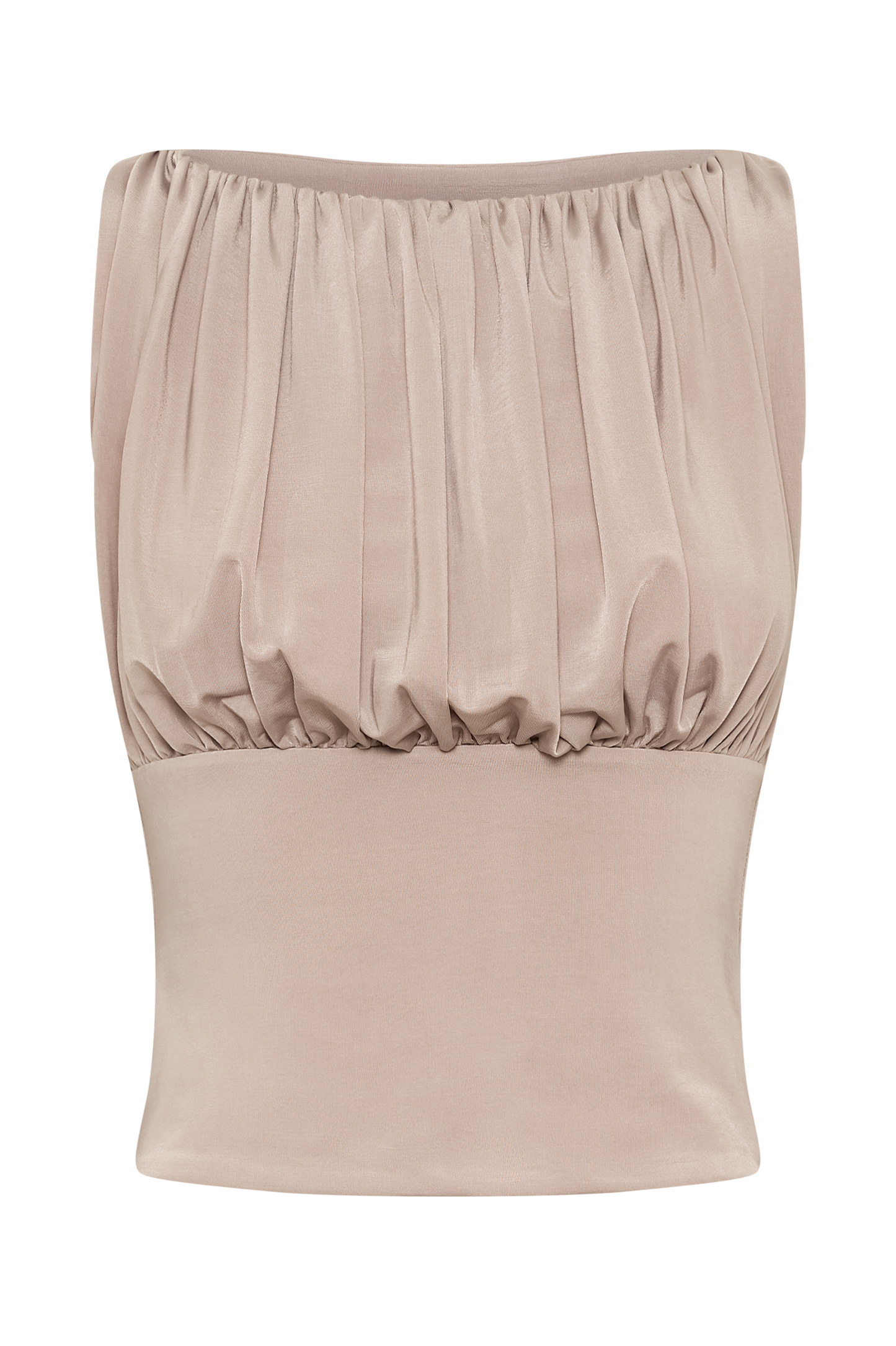 ROF Tiarna Slinky Dantelli Üst - Taupe