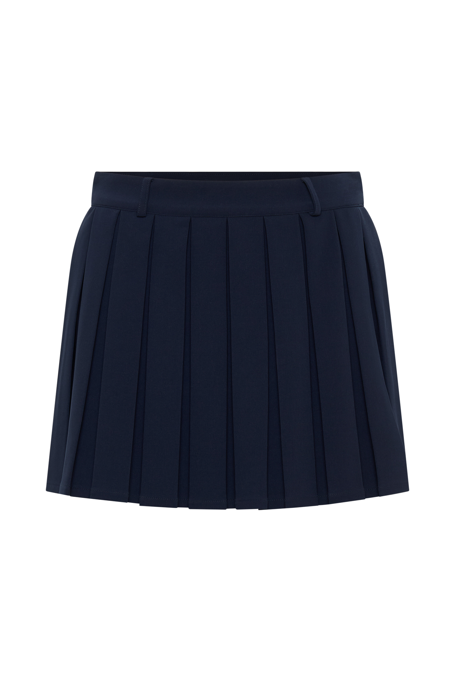 ROF Mura Piliseli Mini Etek - Lacivert