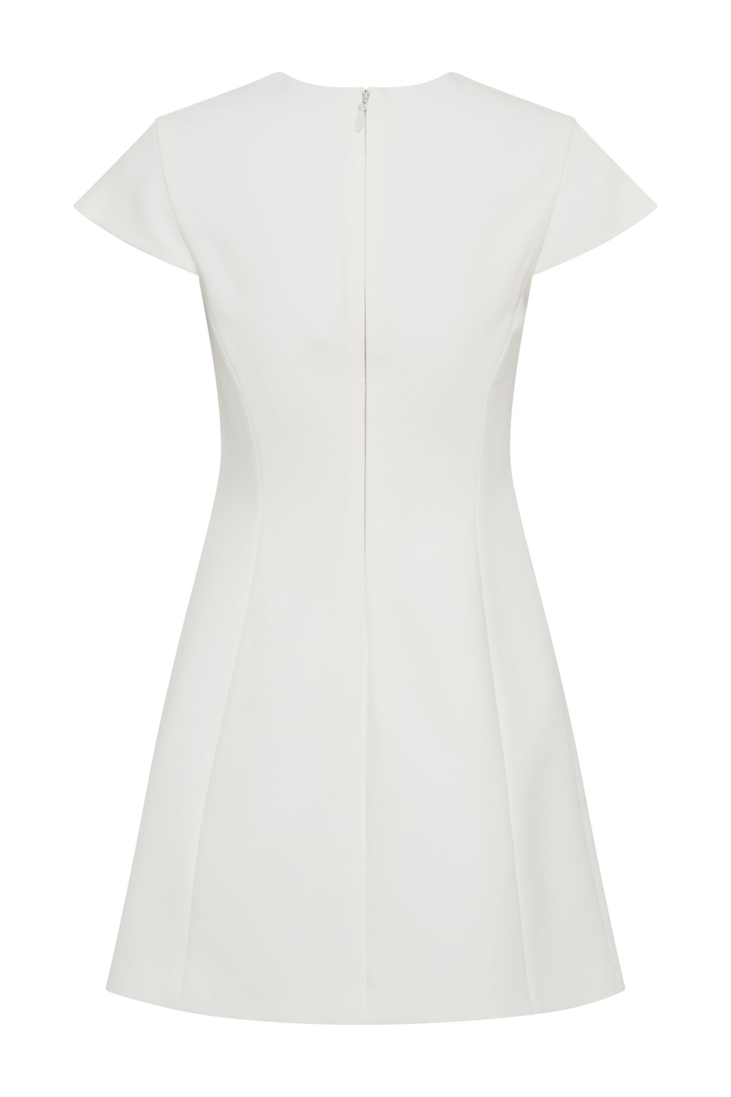 ROF Remi Suiting Çiçek Desenli Mini Elbise - Beyaz