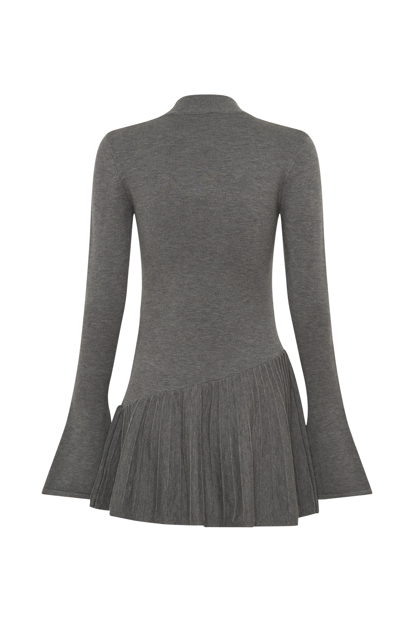 ROF Blair Örgü Mini Elbise - Kömür