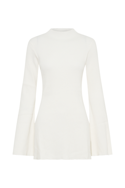 ROF Jovie Oversize Örgü Kazak - Kırık Beyaz