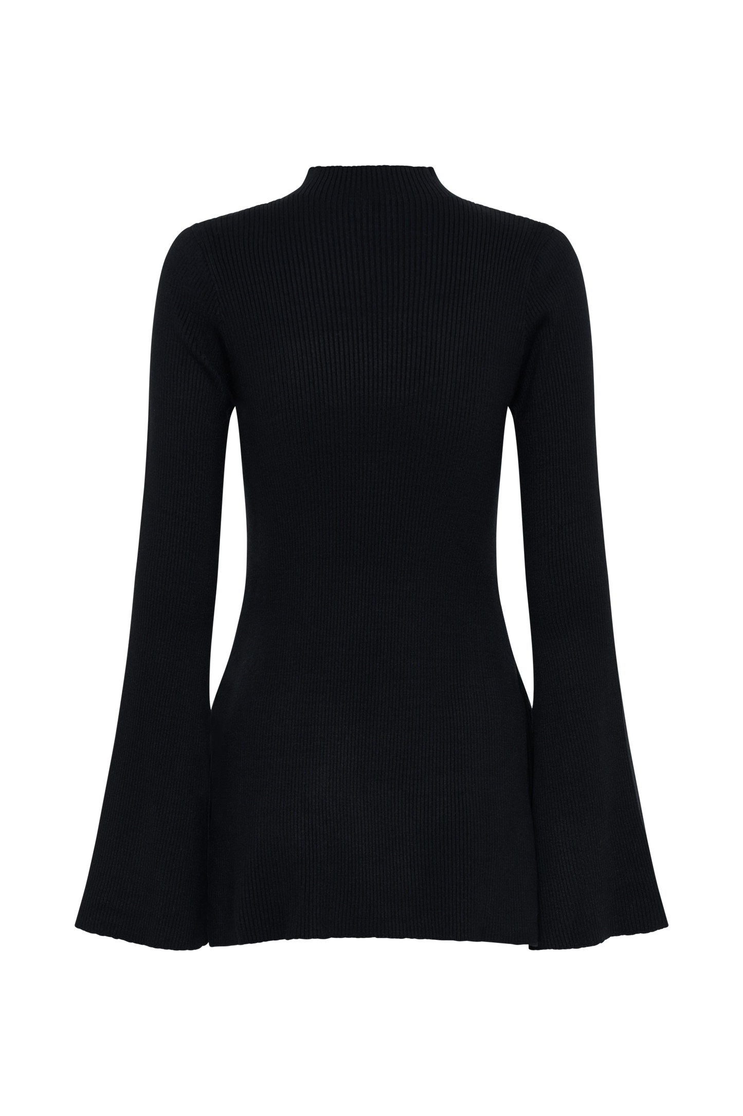 ROF Jovie Oversize Örgü Kazak - Siyah