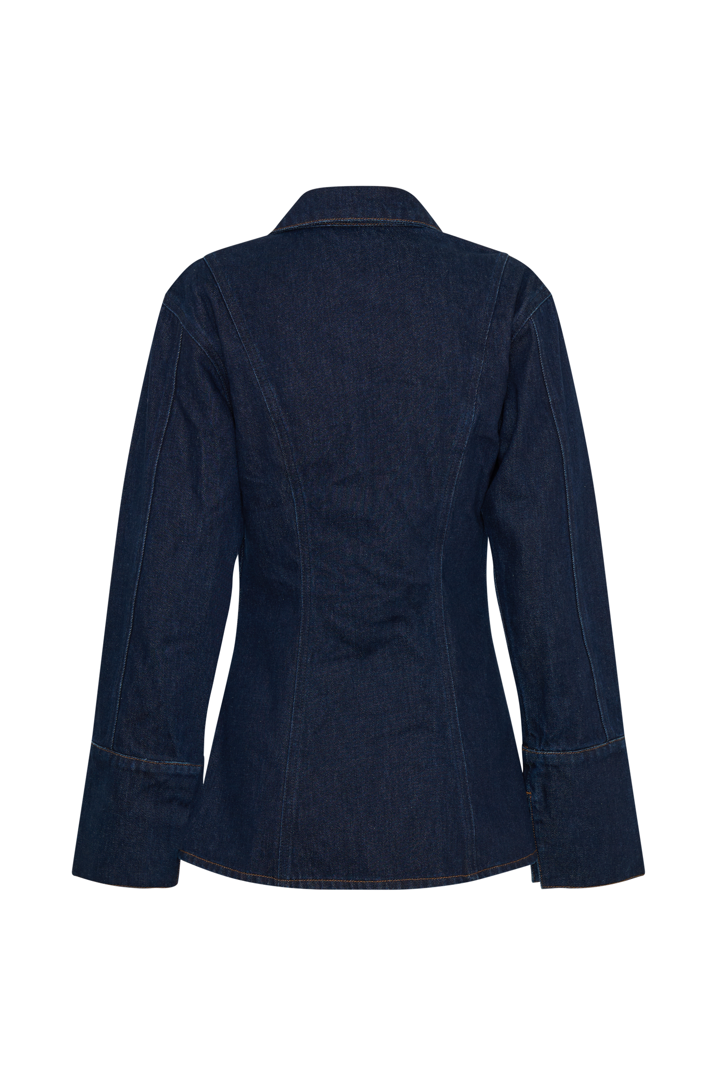ROF Jericho Asimetrik Denim Gömlek - İndigo Mavi