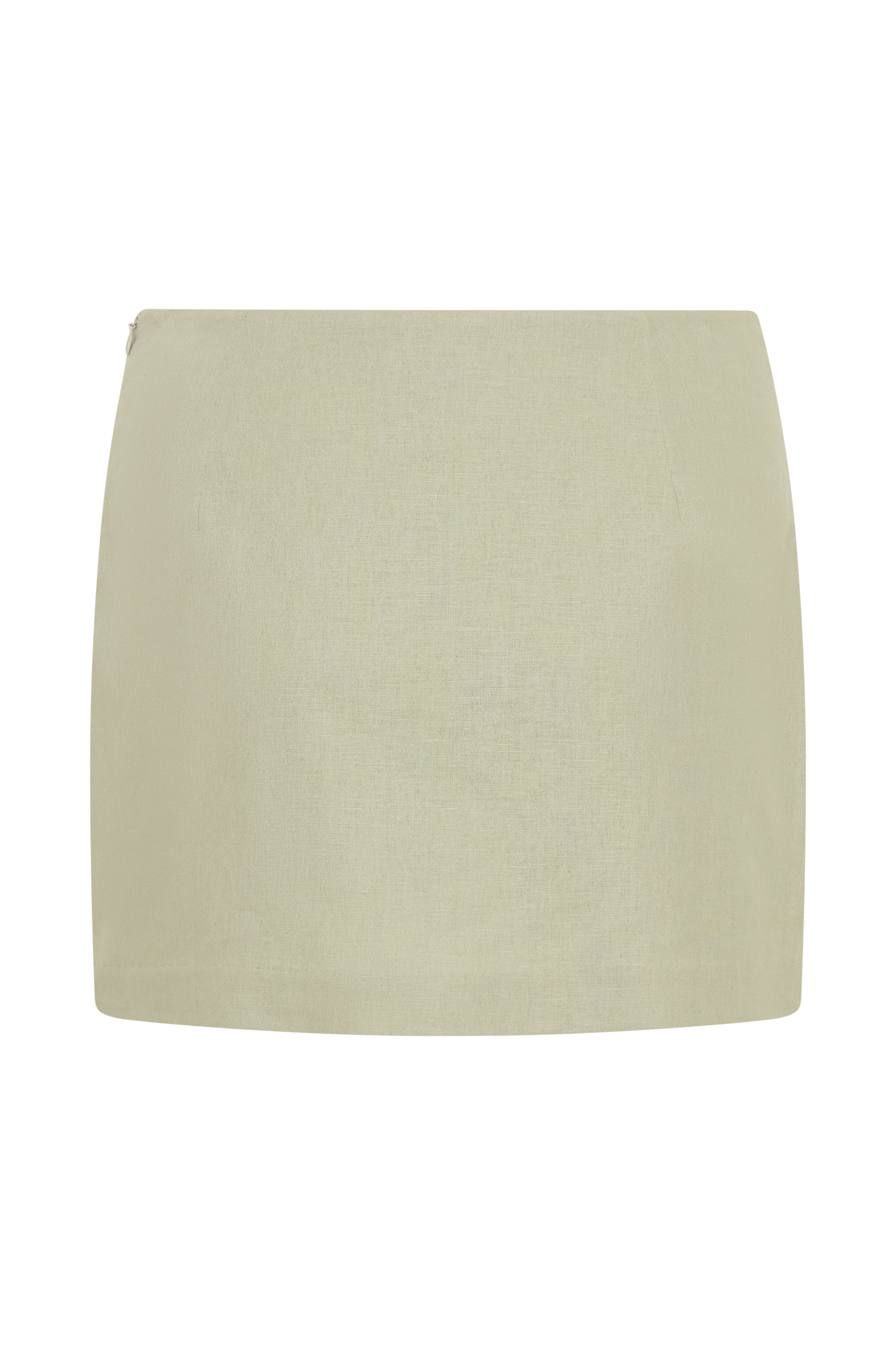 ROF Ciara Keten Mini Şort - Fesleğen