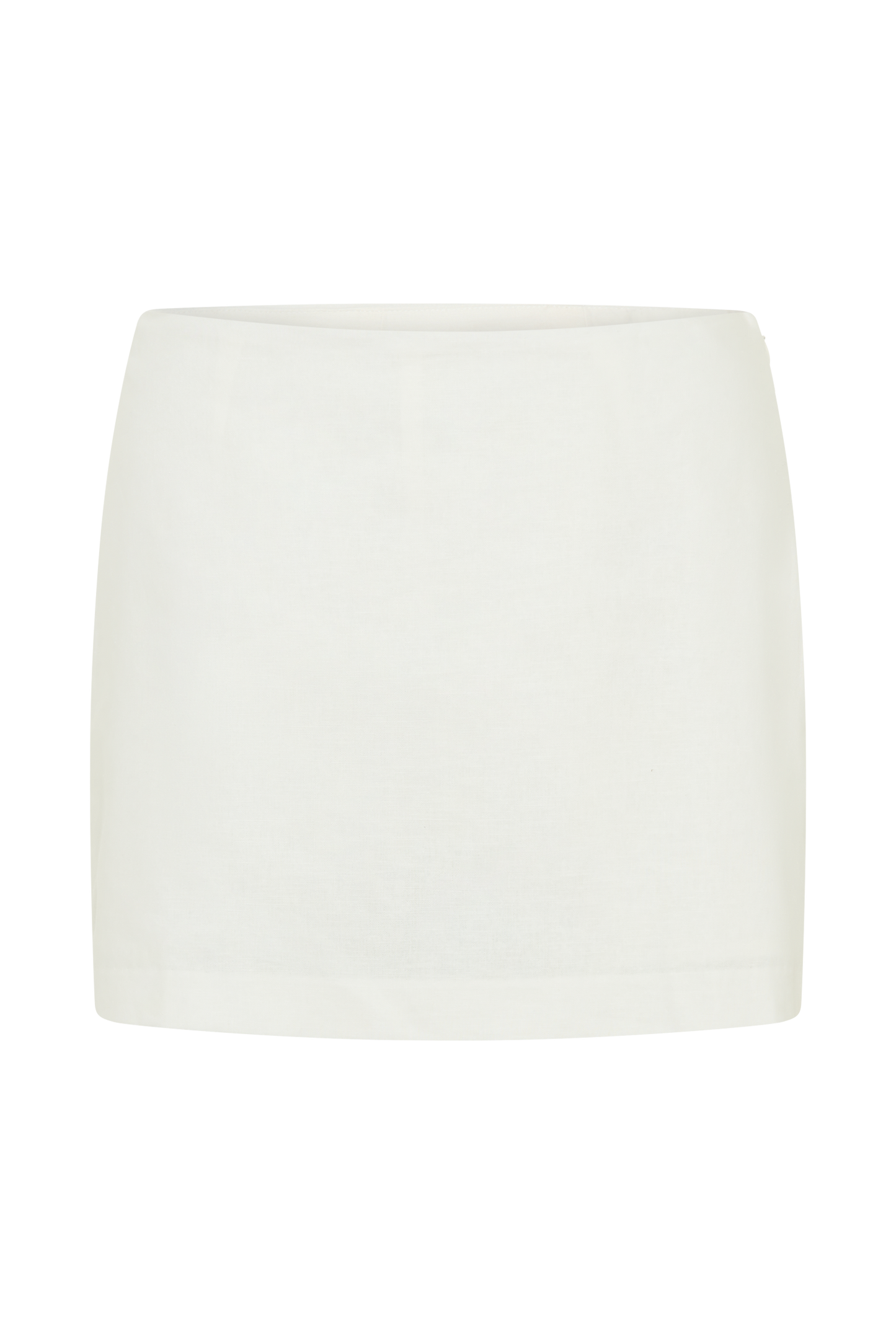ROF Ciara Keten Mini Şort - Beyaz