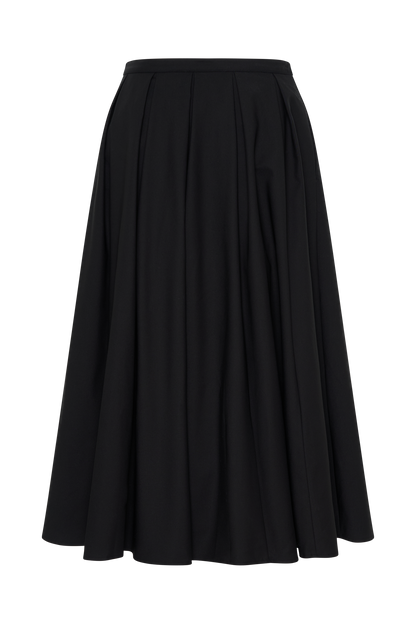 ROF Clarence Keten A-Line Maxi Etek - Siyah