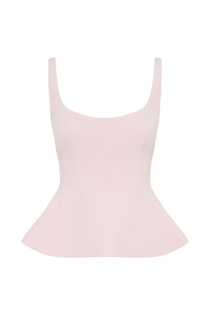 ROF Korrie Suit Peplum Üst - Pudra Pembesi