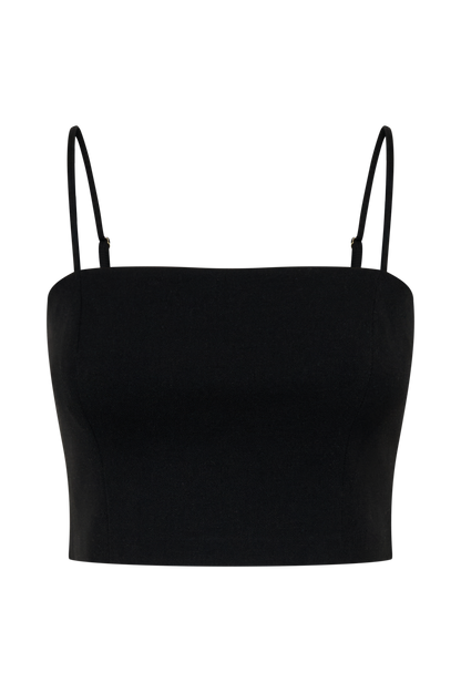 ROF Grace Takım Elbise Crop Top - Siyah