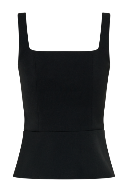 ROF Sunny Takım Peplum Üst - Siyah
