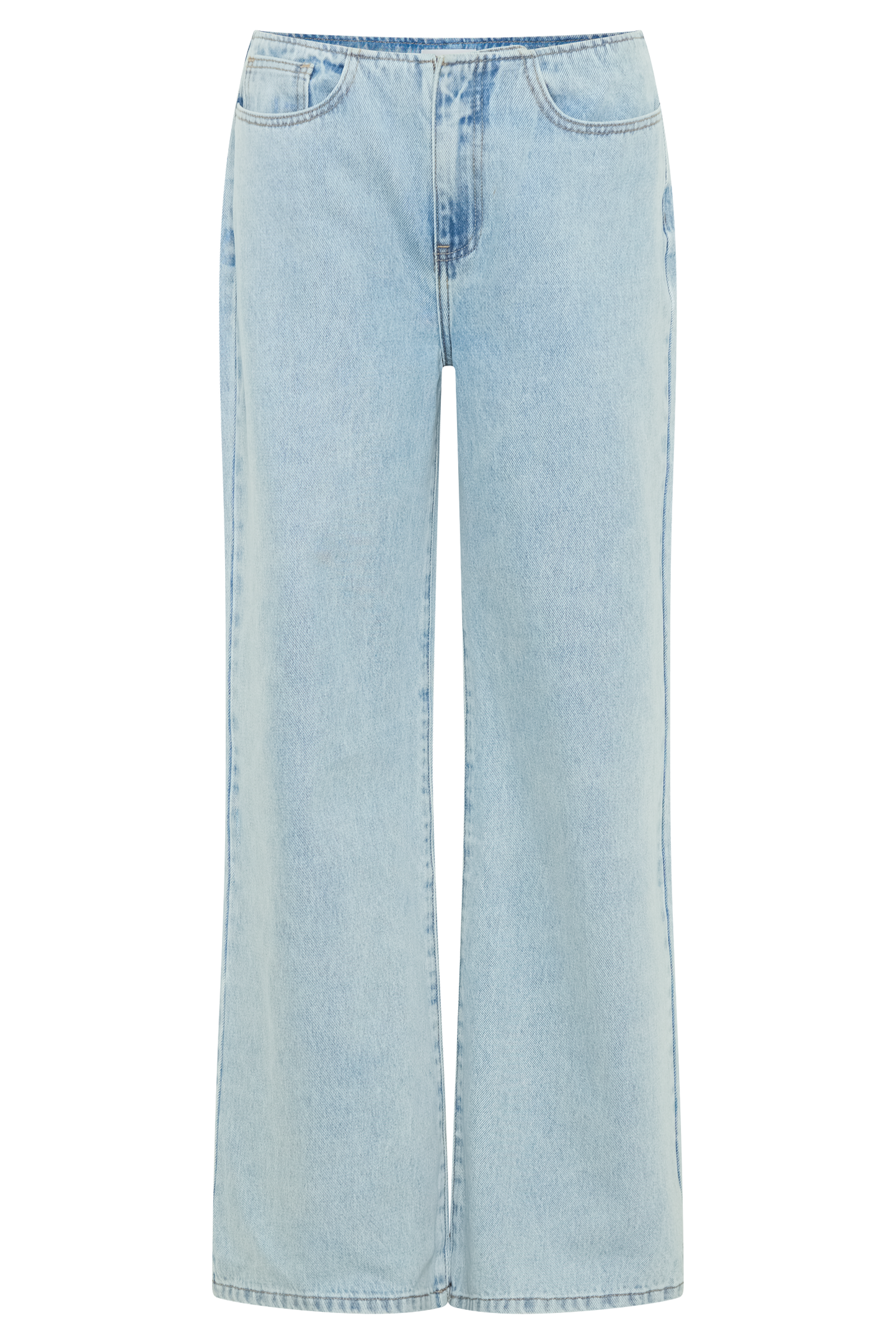 ROF Caitlin Mid Bel Denim Flare Jeans - Açık Mavi