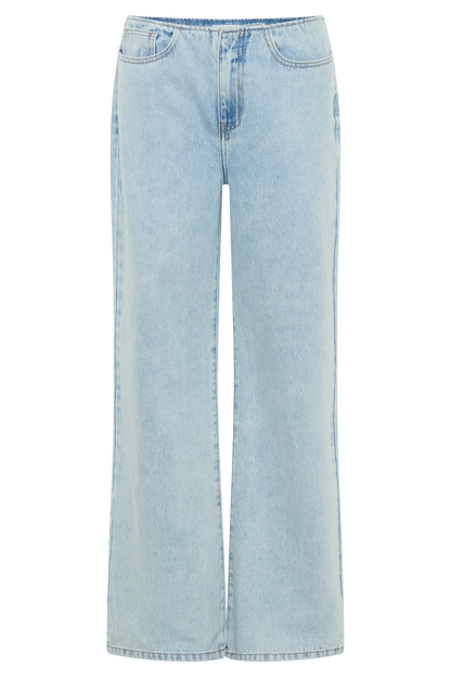 ROF Caitlin Mid Bel Denim Flare Jeans - Açık Mavi
